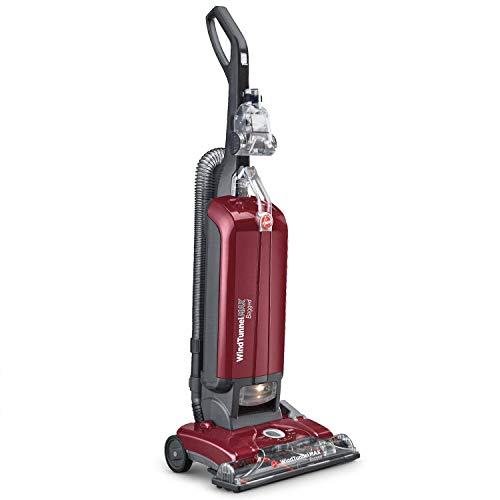 Product Cover Hoover WindTunnel MAX Bagged Upright Vacuum Cleaner, with HEPA Media Filtration, 30ft. Power Cord, UH30600, Red