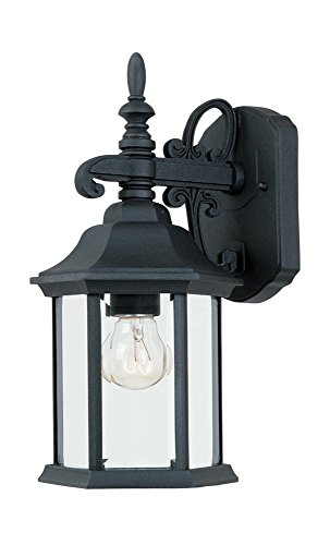 Product Cover 2961-BK Outdoor Wall Lantern, Black Cast Aluminum