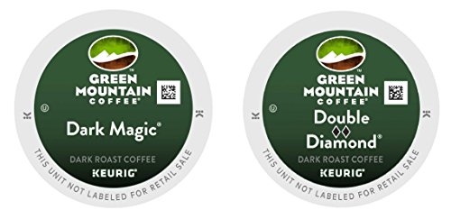 Product Cover Green Mountain Coffee -- DARK MAGIC & DOUBLE BLACK DIAMOND -- Extra Bold Variety Pack 48 K-Cups for Keurig Brewers