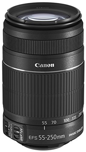 Product Cover Canon EFS 55-250mm f/4.0-5.6 is II Telephoto Zoom Lens for Canon Digital SLR Cameras - International Version (No Warranty)