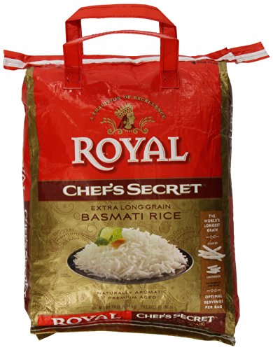 Product Cover Royal Chef's Secret Extra Long Grain Basmati Rice, 10 Pound, White