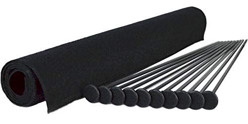 Product Cover Gun Storage Solutions Pack of 10 Rifle Rods Starter Kit with Loop Fabric (15 x 19-Inch)