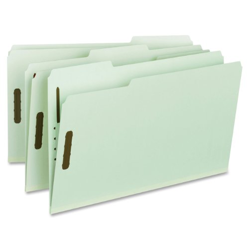Product Cover Smead 100% Recycled Pressboard Fastener File Folder, 2 Fasteners, 1/3-Cut Tab, 1