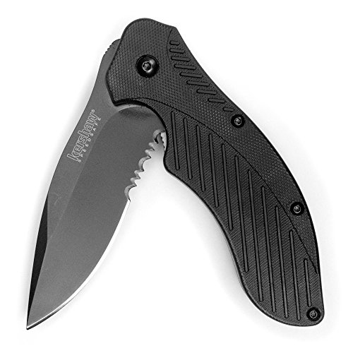 Product Cover Kershaw Clash Black Serrated Pocket Knife (1605CKTST) 3.1