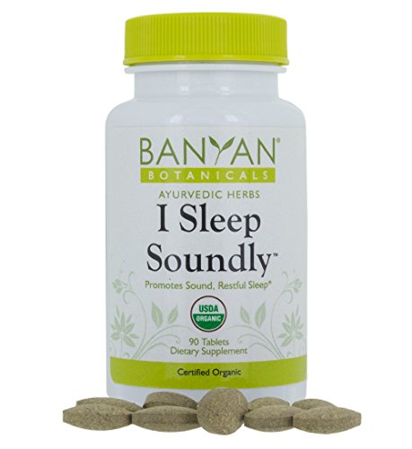 Product Cover Banyan Botanicals I Sleep Soundly - USDA Organic, 90 Tablets - Non Habit Forming Ayurvedic Herbal Sleep Aid*