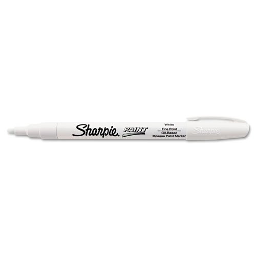 Product Cover Sharpie Permanent Paint Marker, Fine Point, White