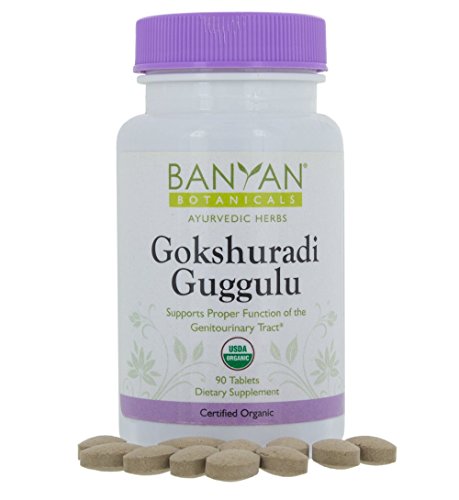 Product Cover Banyan Botanicals Gokshuradi Guggulu - Certified Organic, 90 Tablets - Supports Proper Function of The Genitourinary Tract