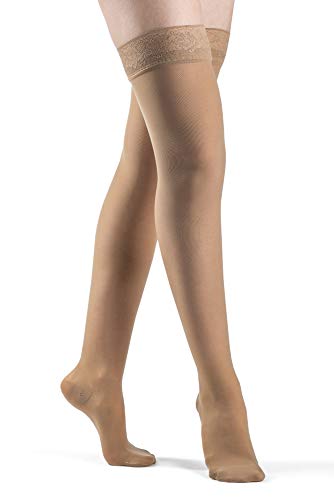 Product Cover SIGVARIS Women's Style Sheer 780 Closed Toe Thigh-Highs w/Grip Top 20-30mmHg