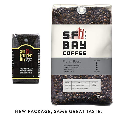 Product Cover SF Bay Coffee French Roast Whole Bean 2LB (32 Ounce) Dark Roast (Packaging May Vary)
