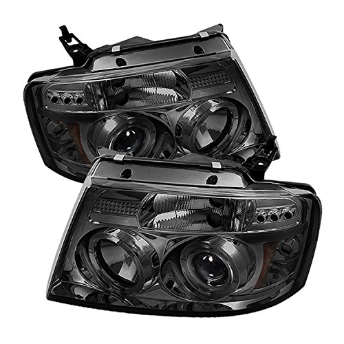 Product Cover Spyder Auto PRO-YD-FF15004-HL-G2-SM Smoke Halo LED Projection Headlight