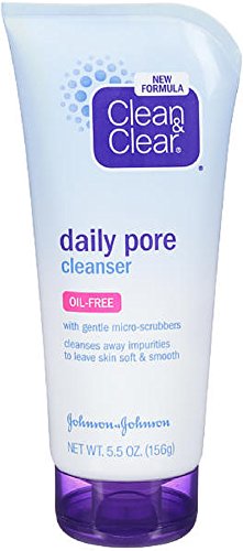 Product Cover Clean & Clear Daily Pore Cleanser, Oil-Free, 5.5 oz (Pack of 2)