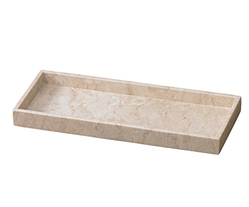 Product Cover Creative Home Natural Champagne Marble Stone Vanity Tray, Organizer Tray