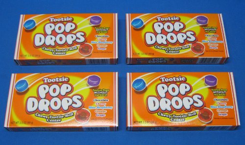 Product Cover Tootsie Pop Drops Retro Candy Theater Box 4 Boxes