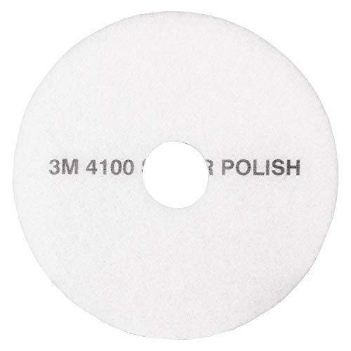 Product Cover 3M White Super Polish Pad 4100, 20 in (508 mm), 5 Pads/Case