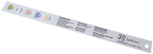 Product Cover Spilfyter 570050 Specialty Spill Control Chemical Classifier Strip, 2.54cm Length x 30.47cm Width, Pack of 50