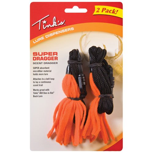 Product Cover Tink's Scent Dragger | 2 Pack | Deer Hunting Accessories, Buck Lure Dispensers + Deer Attractant, Works Great With Tink's Scent Lures | Includes 6 Feet of Absorbent Microfiber Line
