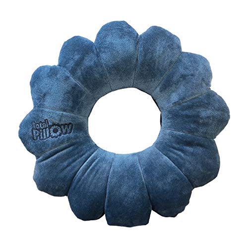 Product Cover Total Pillow-Travel-Neck/Head/Lumbar Support-Twist/Contour Any Position-Fleece