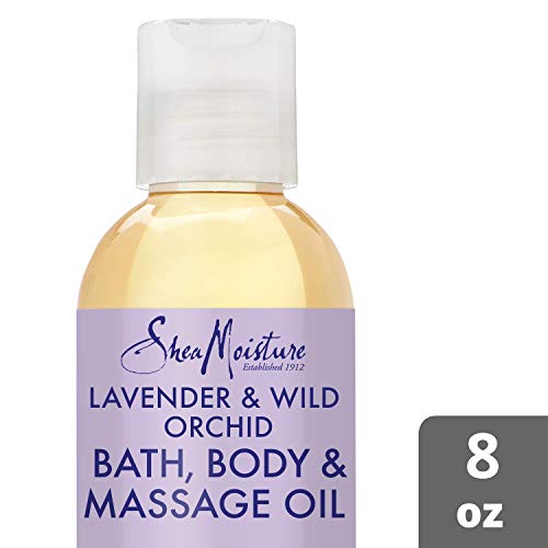 Product Cover SheaMoisture Lavender/Wild Orchid Bath, Body & Massage Oil, 8 Ounce