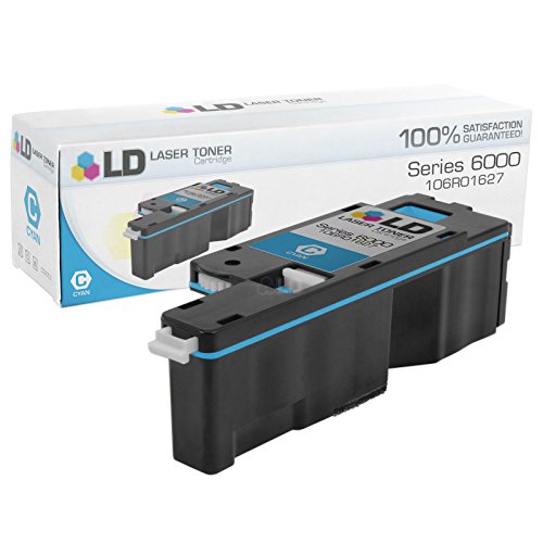 Product Cover LD © Compatible Xerox 106R01627 Cyan Laser Toner Cartridge for The Phaser 6010, 6000, 6010N, WorkCentre 6015 Series Printers
