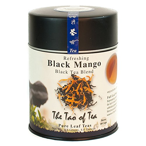Product Cover The Tao of Tea, Black Mango Black Tea, Loose Leaf,  4 Ounce Tin