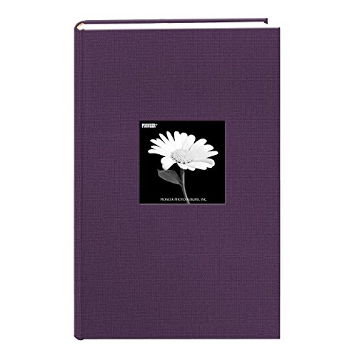 Product Cover Fabric Frame Cover Photo Album 300 Pockets Hold 4x6 Photos, Wildberry Purple