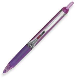 Product Cover Pilot : Precise V5RT Retractable Rolling Ball Pen, Purple Ink, Extra Fine Point -:- Sold as 2 Packs of - 1 - / - Total of 2 Each