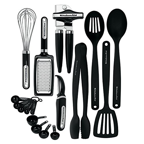 Product Cover KitchenAid KC448BXOBA 17-Piece Tools and Gadget Set, Black