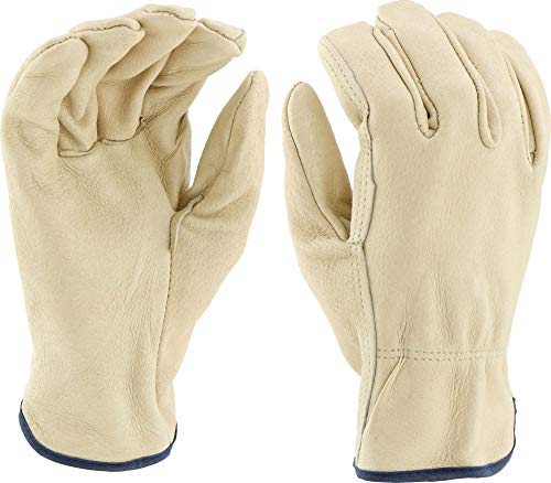 Product Cover West Chester 994 Select Grain Pigskin Leather Driver Work Gloves: Straight Thumb, Large, 12 Pairs
