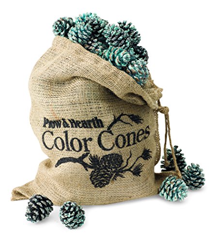 Product Cover Plow & Hearth Fireplace Color Changing Pine Cones Wood Burning Accessories