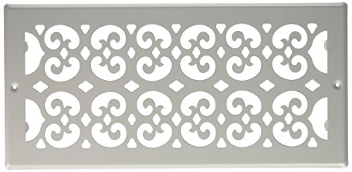Product Cover Decor Grates S614R-WH Floor Register, 6-Inch by 14-Inch, White
