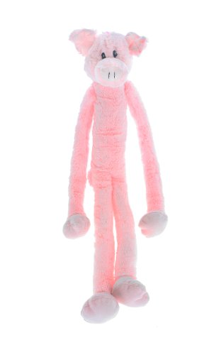 Product Cover Multipet Swingin Slevin XXL Oversized 30-Inch Pink Pig Plush Dog Toy