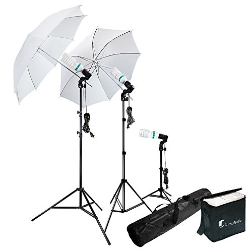 Product Cover Photography Photo Portrait Studio 600W Day Light Umbrella Continuous Lighting Kit by LimoStudio, LMS103
