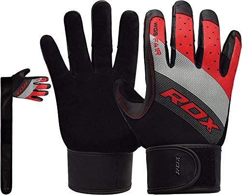 Product Cover RDX Weight Lifting Gloves for Gym Workout - Breathable, Long Wrist Support with Anti Slip Palm Protection - Great for Fitness Exercise, Bodybuilding, Powerlifting & Strength Training