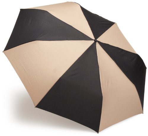 Product Cover totes Auto Open Close Golf Size Umbrella,  Black/British Tan,  One Size