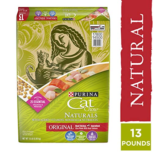 Product Cover Purina Cat Chow Natural Dry Cat Food, Naturals Original - 13 lb. Bag