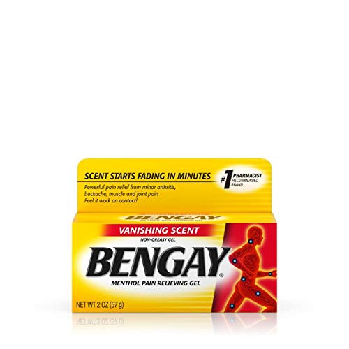 Product Cover Bengay Menthol Pain Relieving Gel Vanishing Scent 2.66oz - 2 Pack