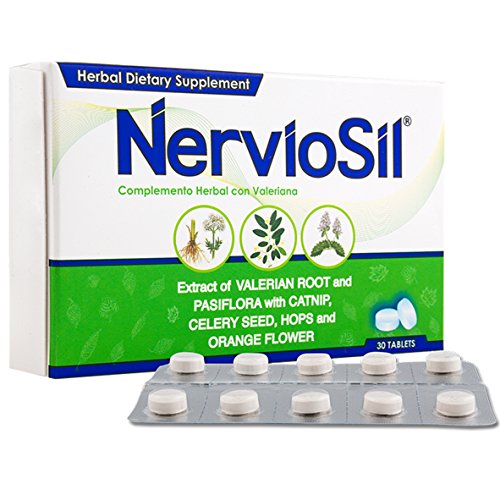 Product Cover Neviosil Herbal Tablets - Herbal Supplement Specialy Formulated for The Nerves - Tension - Anxiety