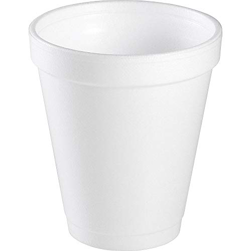 Product Cover Dart DRC6J6 Styrofoam Insulated Foam Cups, 6 oz , 25 ct(Pack of 40)