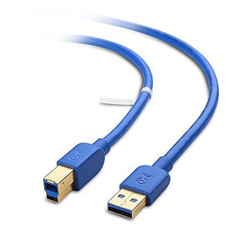 Product Cover Cable Matters USB 3.0 Cable (USB 3 Cable, USB 3.0 A to B Cable) in Blue 3 Feet