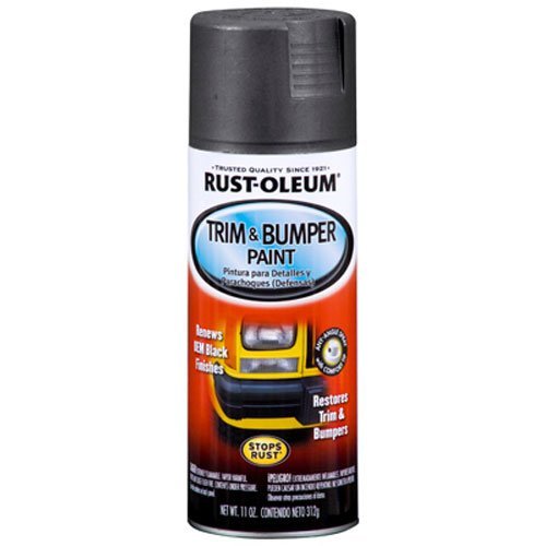 Product Cover Rust-Oleum BlackRust-Oleum Automotive 251574 11-Ounce Trim and Bumper Spray, Matte Black
