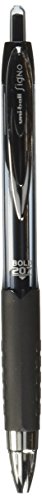 Product Cover Uni-Ball 1790895  Signo 207 Retractable Gel Pen, Bold Point, Black Ink, 12-Count