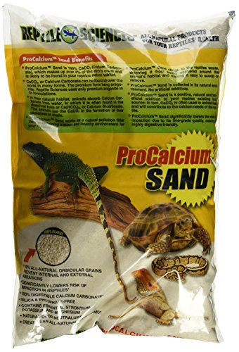 Product Cover Reptile Sciences Terrarium Sand for Aquarium, 10-Pound, Natural White