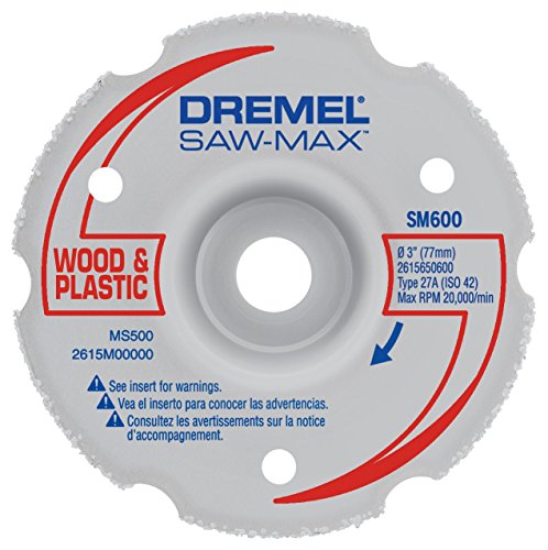 Product Cover Dremel SM600 3-Inch Wood & Plastic Flush Cut Carbide Wheel