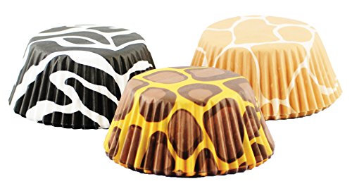 Product Cover Fox Run 6893 Animal Prints I Bake Cup Set, Standard, 75 Cups