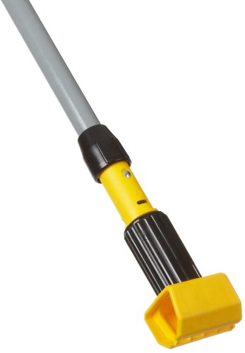 Product Cover Rubbermaid Commercial Gripper 60 Inch Fiberglass Wet Mop Handle, Gray (FGH24600GY00)