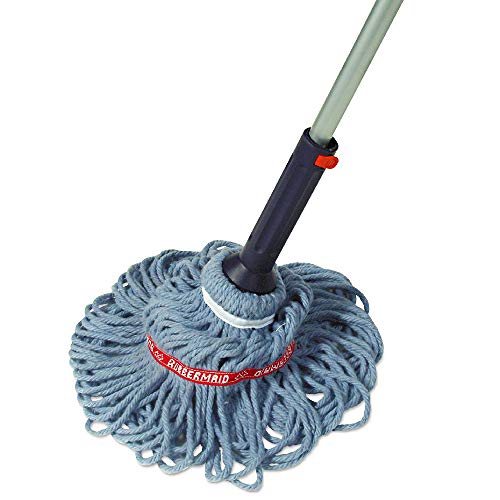 Product Cover Rubbermaid Self-Wringing Ratchet Twist Mop with Blended Yarn Head, 54-inch (1809375)