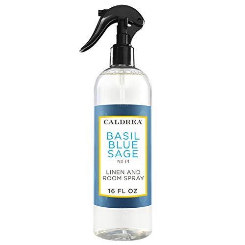 Product Cover Caldrea Linen and Room Spray, Basil Blue Sage, 16 oz (Pack of 2)