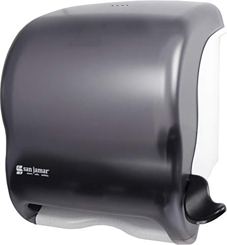 Product Cover San Jamar T950TBK Element Lever Roll Towel Dispenser, Classic, Transparent Black Pearl