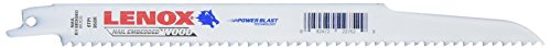 Product Cover LENOX Tools Wood Cutting Reciprocating Saw Blade with Power Blast Technology, Bi-Metal, 9-inch, 6 TPI, 50/PK