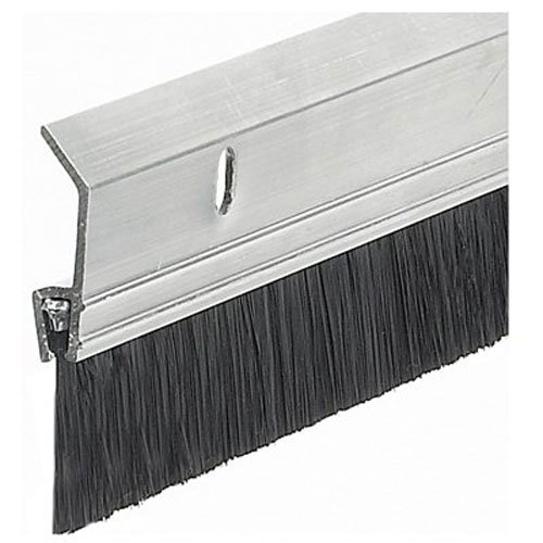 Product Cover Frost King 2 x 36 SB36 Extra Brush Door Sweep, 2in Wide x 36in Long, Silver-Aluminum